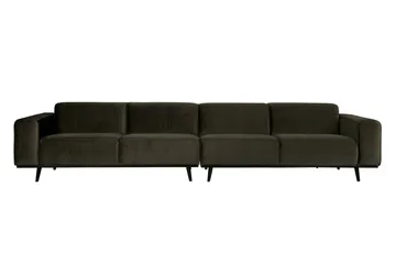 Statement 4-sits Sammetssoffa Large - Grön - Möbler - Vardagsrum - Soffor - 4-sits soffor