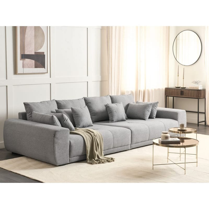 4-sits soffa Torpo - Grå, svart - Möbler - Vardagsrum - Soffor - 4-sits soffor