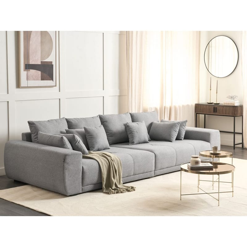 4-sits soffa Torpo - Grå, svart - Möbler - Vardagsrum - Soffor - 4-sits soffor