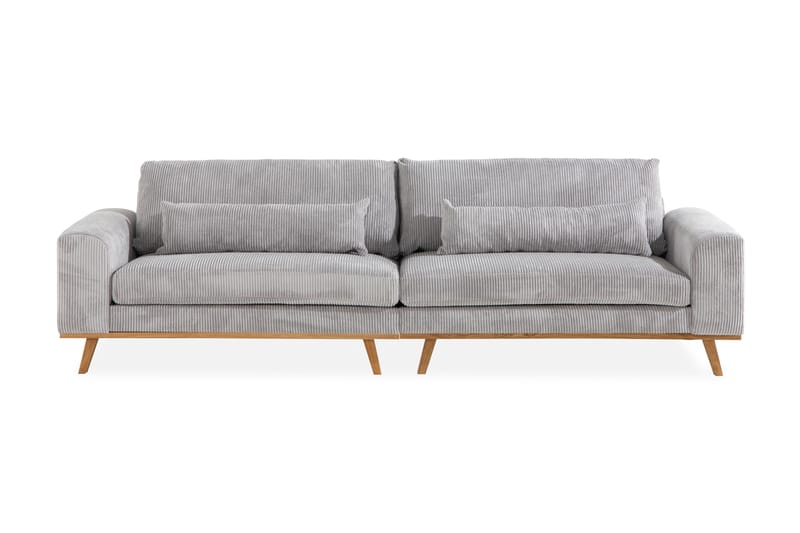 TULSA 4-sits Soffa Ljusgrå - 4-sits soffor