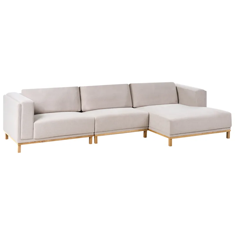 5-sits soffa Veng - Ljusbrun - Möbler - Vardagsrum - Soffor - Divansoffa & schäslong