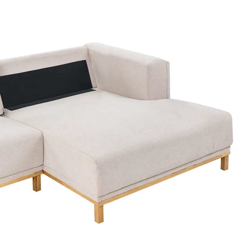 5-sits soffa Veng - Ljusbrun - Möbler - Vardagsrum - Soffor - Divansoffa & schäslong