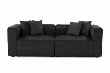 Abbas 2-sits Soffa - Antracit - Möbler - Vardagsrum - Soffor - Modulsoffor - Komplett modulsoffa