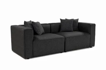 Abbas 2-sits Soffa - Antracit - Möbler - Vardagsrum - Soffor - Modulsoffor - Komplett modulsoffa