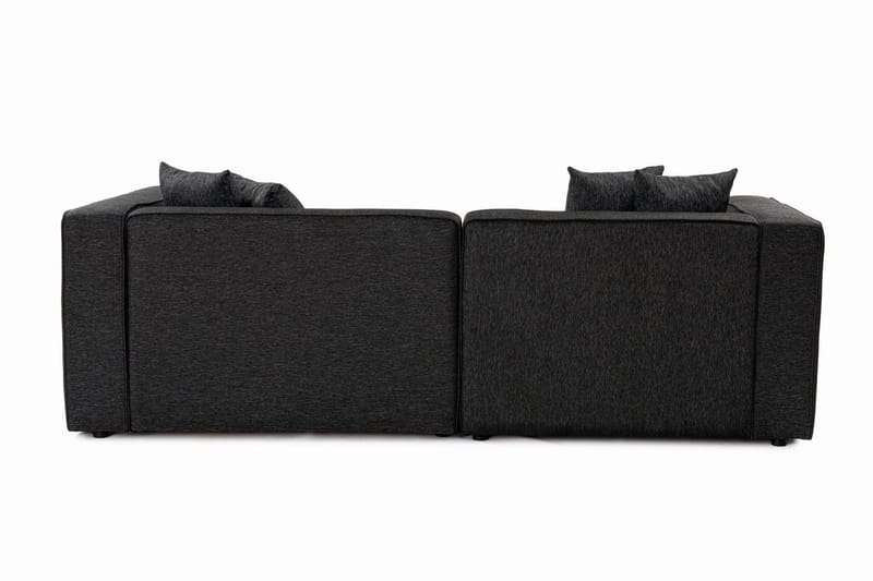 Abbas 4-sits Soffa med Divan - Antracit - Möbler - Vardagsrum - Soffor - Divansoffa & schäslong