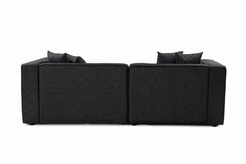 Abbas 4-sits Soffa med Divan - Antracit - Möbler - Vardagsrum - Soffor - Divansoffa & schäslong