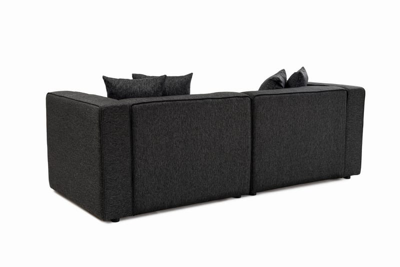 Abbas 4-sits Soffa med Divan - Antracit - Möbler - Vardagsrum - Soffor - Divansoffa & schäslong