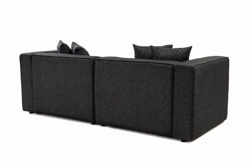 Abbas 4-sits Soffa med Divan - Antracit - Möbler - Vardagsrum - Soffor - Divansoffa & schäslong