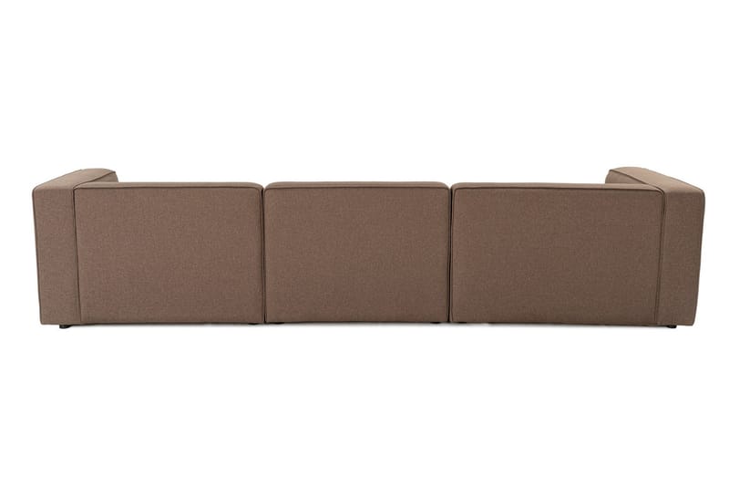 Abbas 4-sits Soffa med Divan Brun - Möbler - Vardagsrum - Soffor - Divansoffa & schäslong