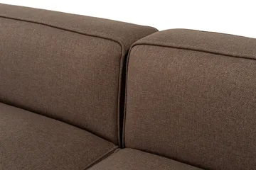 Abbas 4-sits Soffa med Divan - Brun - Möbler - Vardagsrum - Soffor - Divansoffa & schäslong