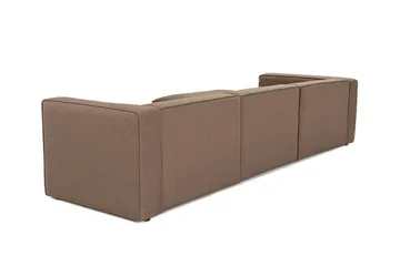 Abbas 4-sits Soffa med Divan - Brun - Möbler - Vardagsrum - Soffor - Divansoffa & schäslong