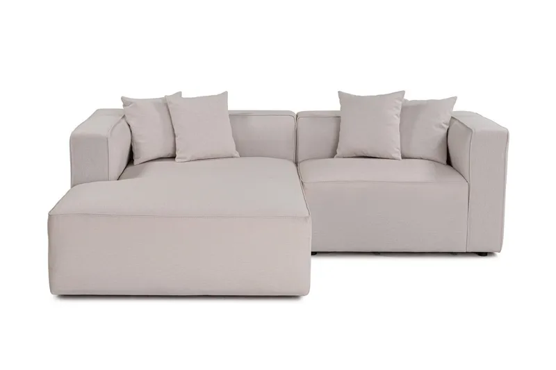 Abbas 4-sits Soffa med Divan, Ecru