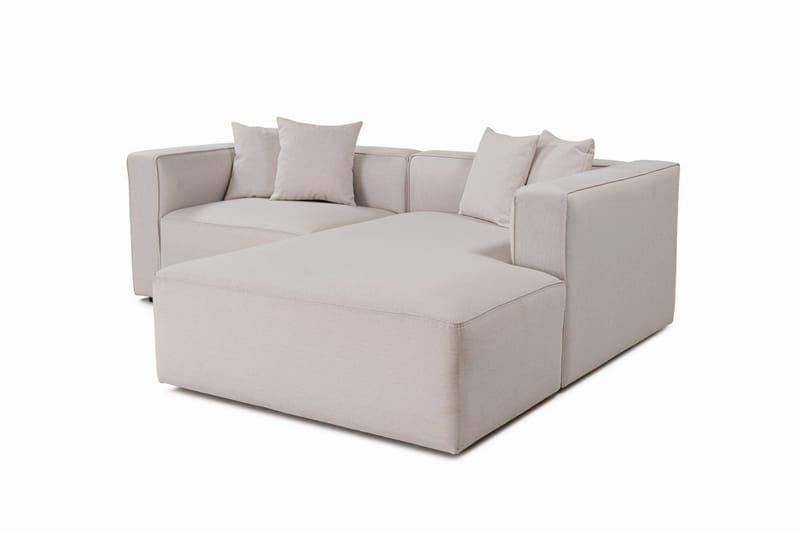 Abbas 4-sits Soffa med Divan - Ecru - Möbler - Vardagsrum - Soffor - Divansoffa & schäslong