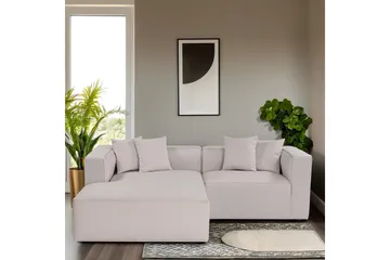 Abbas 4-sits Soffa med Divan - Ecru - Möbler - Vardagsrum - Soffor - Divansoffa & schäslong