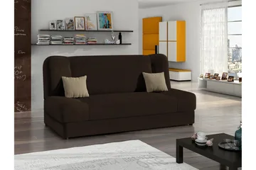 Abron Soffa 3-sits - Brun/Beige - Möbler - Vardagsrum - Bäddsoffor - 3-sits bäddsoffa