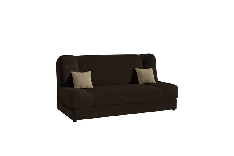 Abron Soffa 3-sits - Brun/Beige - Möbler - Vardagsrum - Bäddsoffor - 3-sits bäddsoffa
