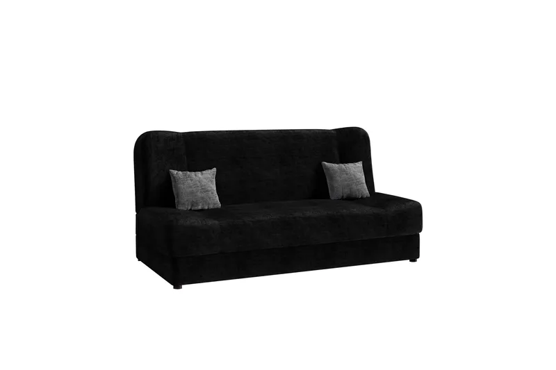 Abron Soffa 3-sits - Svart/Ljusgrå - Möbler - Vardagsrum - Bäddsoffor - 3-sits bäddsoffa