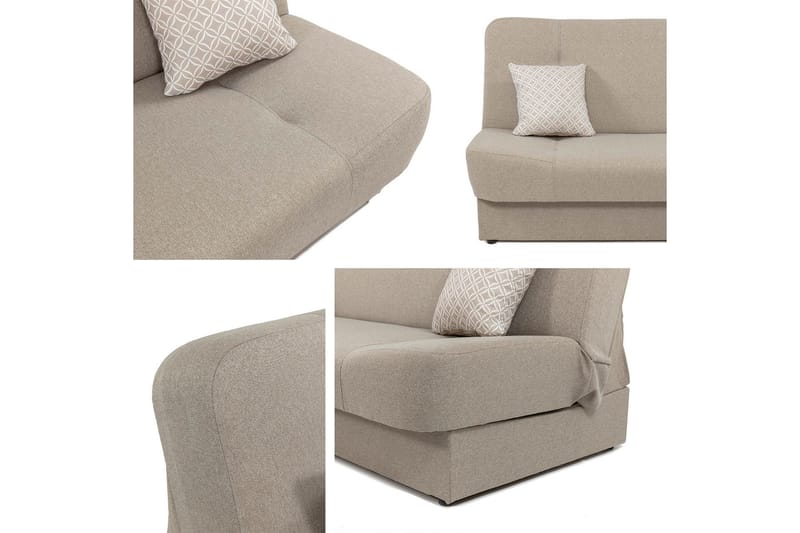 Abron Soffa 3-sits - Turkos - Möbler - Vardagsrum - Bäddsoffor - 3-sits bäddsoffa