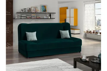 Abron Soffa 3-sits - Turkos/Flerfärgad - Möbler - Vardagsrum - Bäddsoffor - 3-sits bäddsoffa