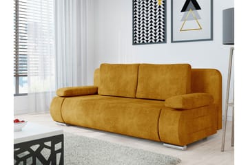 Adelma Soffa 3-sits - Gul - Möbler - Vardagsrum - Soffor - Sammetssoffor