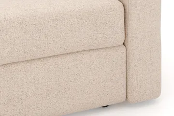 Alnaryd 2-3-sits Bäddsoffa med Fällbart Armstöd - Beige - Möbler - Vardagsrum - Bäddsoffor - 2-sits bäddsoffa