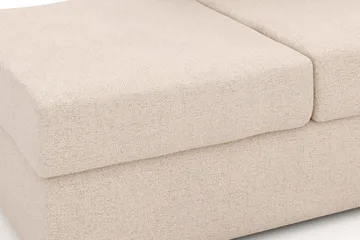 Alnaryd 2-3-sits Bäddsoffa med Fällbart Armstöd - Beige - Möbler - Vardagsrum - Bäddsoffor - 2-sits bäddsoffa