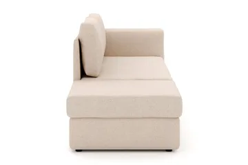 Alnaryd 2-3-sits Bäddsoffa med Fällbart Armstöd - Beige - Möbler - Vardagsrum - Bäddsoffor - 2-sits bäddsoffa