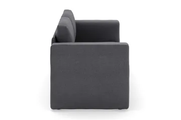 Alnaryd 2-3-sits Bäddsoffa med Fällbart Armstöd - Grå - Möbler - Vardagsrum - Bäddsoffor - 2-sits bäddsoffa