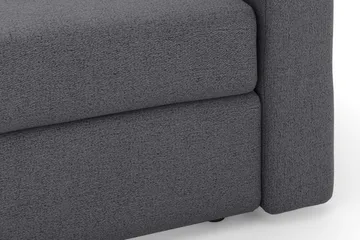 Alnaryd 2-3-sits Bäddsoffa med Fällbart Armstöd - Grå - Möbler - Vardagsrum - Bäddsoffor - 2-sits bäddsoffa