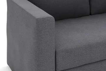 Alnaryd 2-3-sits Bäddsoffa med Fällbart Armstöd - Grå - Möbler - Vardagsrum - Bäddsoffor - 2-sits bäddsoffa