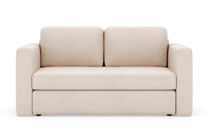 Alnaryd 2-3-sits Soffa med Fällbart Armstöd, Beige