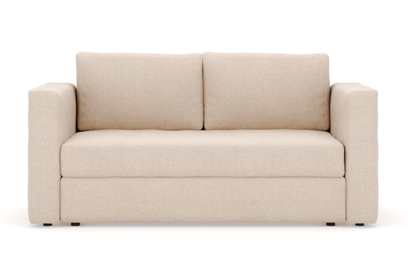Alnaryd 2-3-sits Soffa med Fällbart Armstöd, Beige