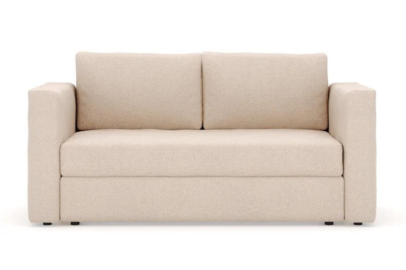 Alnaryd 2-3-sits Soffa med Fällbart Armstöd, Beige