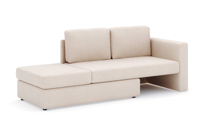 Alnaryd 2-3-sits Soffa med Fällbart Armstöd - Beige - Möbler - Vardagsrum - Soffor - 2-sits soffor