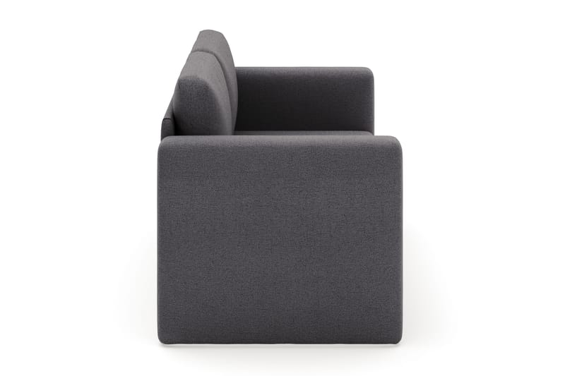 Alnaryd 2-3-sits Soffa med Fällbart Armstöd - Grå - Möbler - Vardagsrum - Soffor - 2-sits soffor