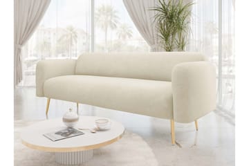 Alros Soffa 3-sits - Beige - Möbler - Vardagsrum - Soffor - Sammetssoffor