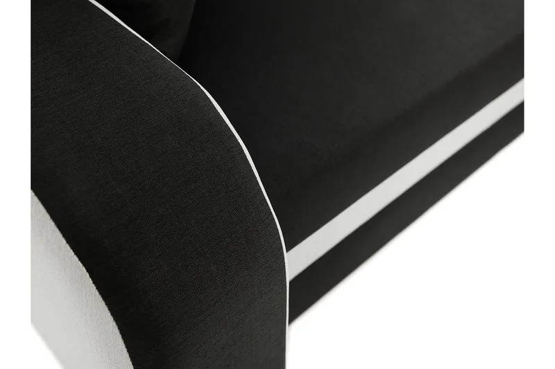 Alvared Soffa med Divan 3-sits - Svart - Möbler - Vardagsrum - Soffor - Divansoffa & schäslong