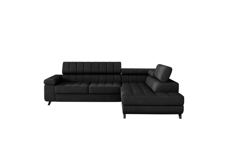 Amshyttan Soffa med Schäslong 3-sits, Svart