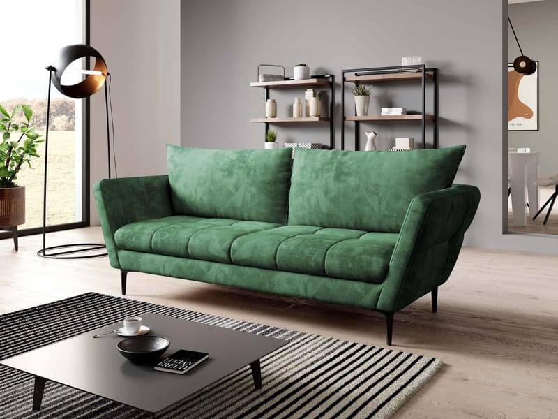 Ancienne 3-sits Soffa - grön - Möbler - Vardagsrum - Soffor - 2-sits soffor