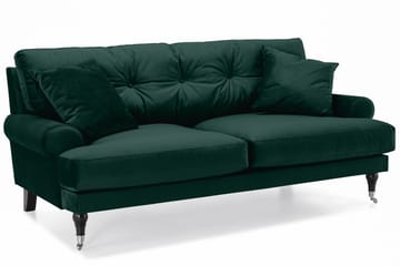 Andrew 2-sits Sammetssoffa - Grön - Möbler - Vardagsrum - Soffor - 2-sits soffor