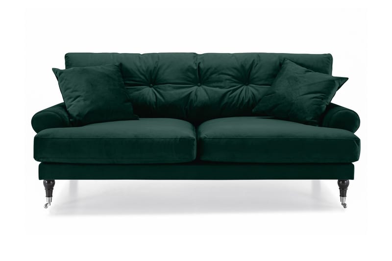 Andrew 2-sits Sammetssoffa - Grön - Möbler - Vardagsrum - Soffor - 2-sits soffor