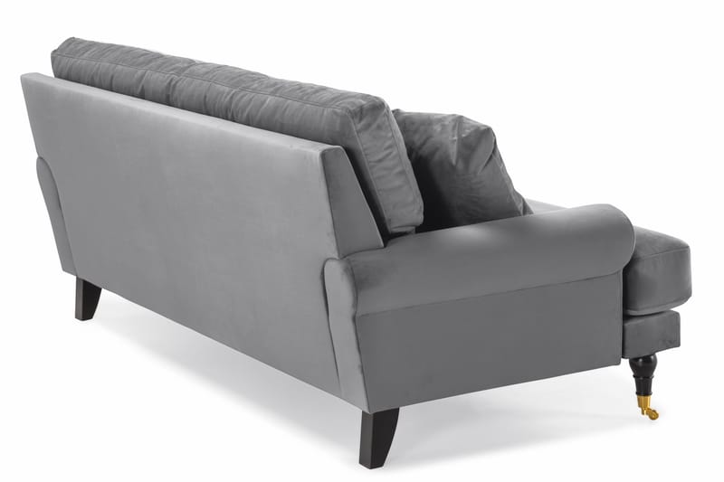 Andrew 2-sits Sammetssoffa - Ljusgrå - Möbler - Vardagsrum - Soffor - 2-sits soffor