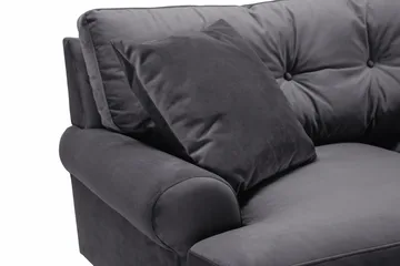Andrew 2-sits Sammetssoffa - Mörkgrå - Möbler - Vardagsrum - Soffor - 2-sits soffor