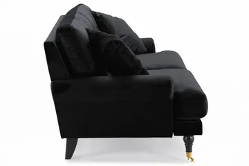 Andrew 2-sits Sammetssoffa - Svart - Möbler - Vardagsrum - Soffor - 2-sits soffor