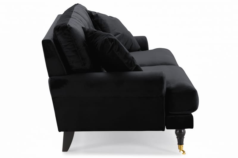 Andrew 2-sits Sammetssoffa - Svart - Möbler - Vardagsrum - Soffor - 2-sits soffor
