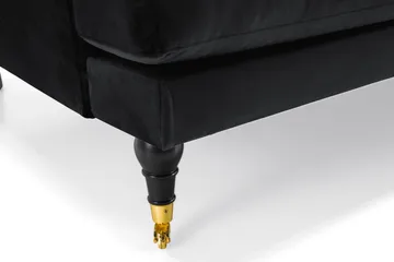 Andrew 2-sits Sammetssoffa - Svart - Möbler - Vardagsrum - Soffor - 2-sits soffor