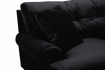 Andrew 2-sits Sammetssoffa - Svart - Möbler - Vardagsrum - Soffor - 2-sits soffor