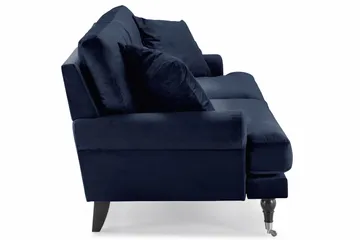 Andrew 3-sits Sammetssoffa - Blå - Möbler - Vardagsrum - Soffor - Howardsoffor