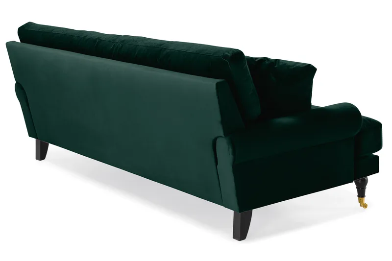 Andrew 3-sits Sammetssoffa - Grön - Möbler - Vardagsrum - Soffor - Howardsoffor