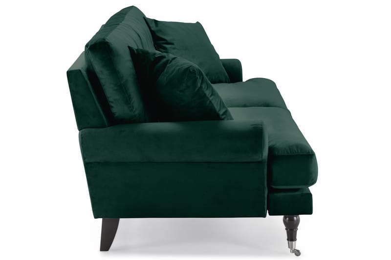Andrew 3-sits Sammetssoffa - Grön - Möbler - Vardagsrum - Soffor - Howardsoffor